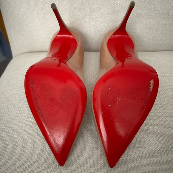 Christian Louboutin Beige Kate Shoes size 38 - Picture 3 of 3